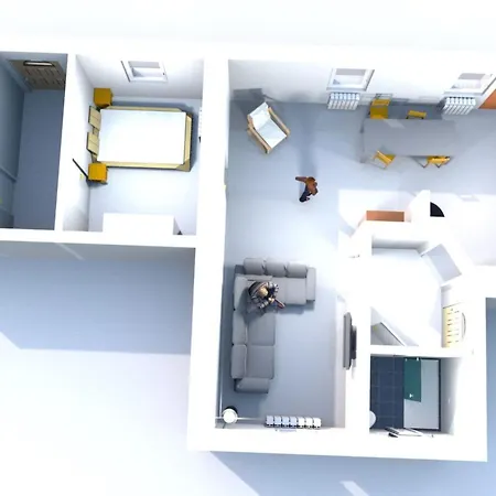 شقة Helle Und Moderne Mit Terrasse By Interhome Crostau